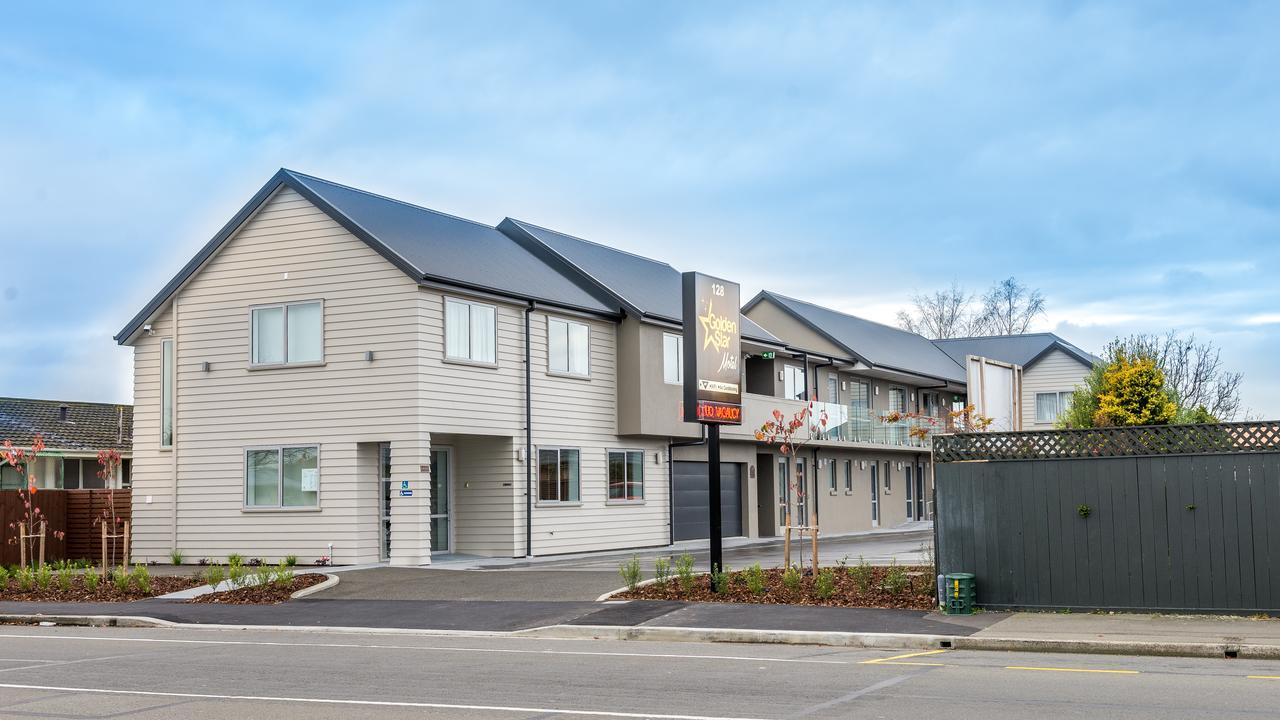 Golden Star Motel Christchurch Exterior foto